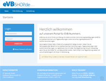 Tablet Screenshot of evbshop.de